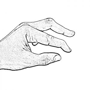 Flexion hand graphic