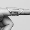 SilverRing™ Boutonniere Lateral Support Splint on the PIP joint