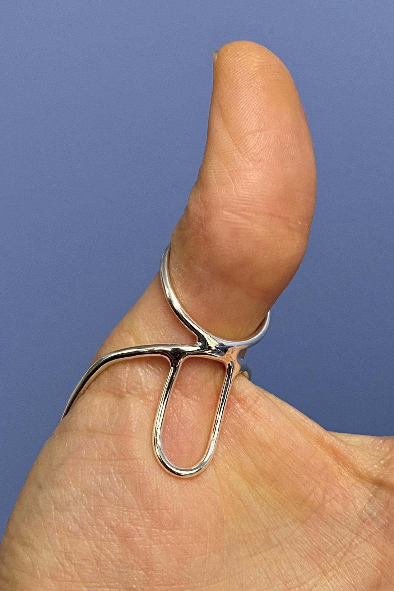 Thumb MCP Splint with PVX Silver Ring Splint